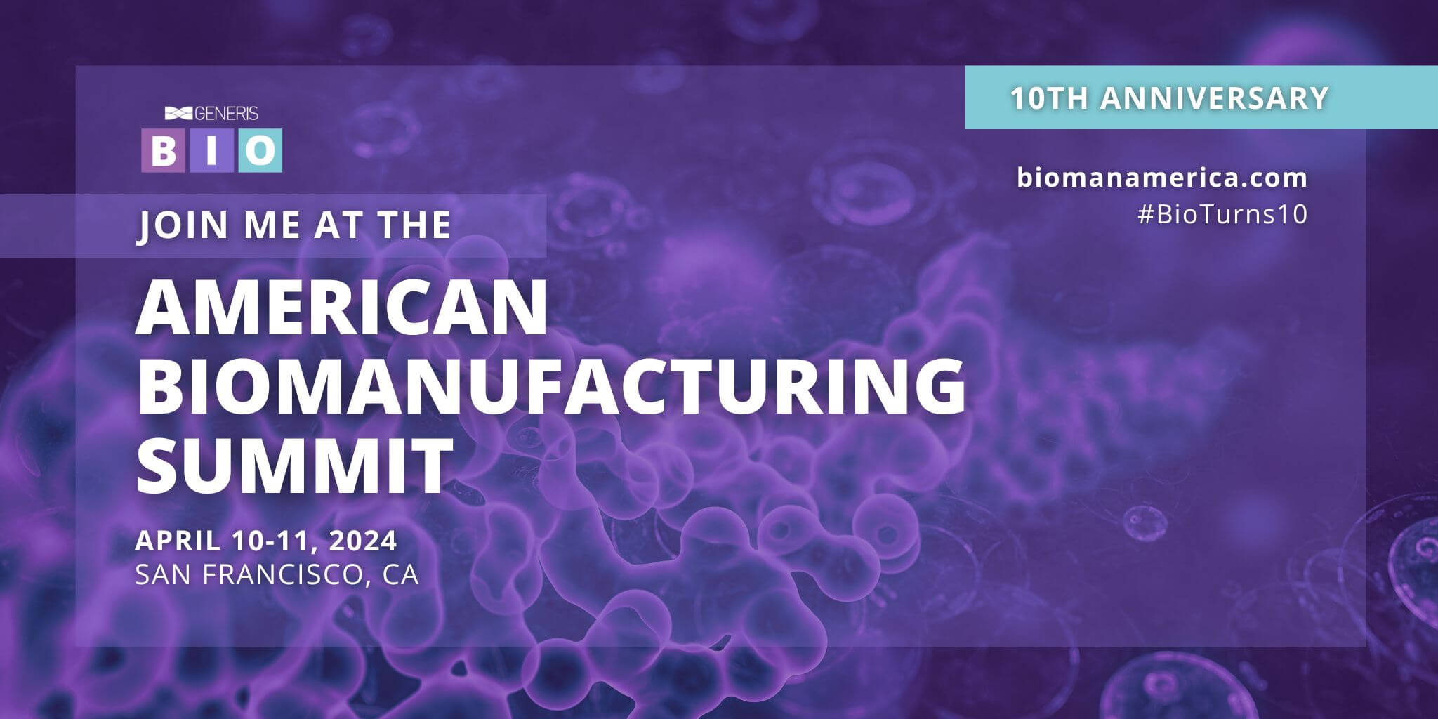 American Biomanufacturing Summit 2024 Generis Group